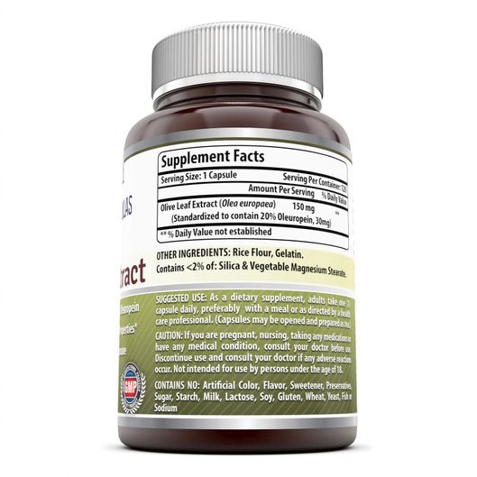 Amazing Formulas Olive Leaf Extract - 150mg, 120 Capsules