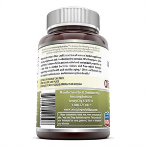 Amazing Formulas Olive Leaf Extract 500 Mg 120 Veggie Capsules