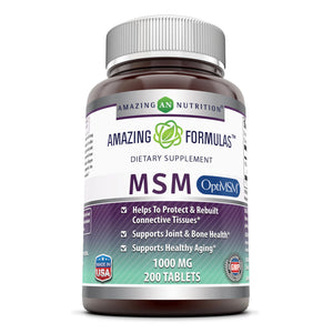 Amazing Formulas Opti MSM 1000 mg 200 Tablets