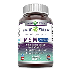 Amazing Formulas OptiMSM - 1500 mg 180 Tablets
