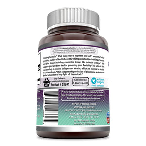 Amazing Formulas OptiMSM - 1500 mg 180 Tablets