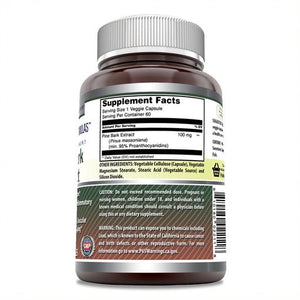 Amazing Formulas Pine bark Extract - 100mg * 60 Veggie Capsules