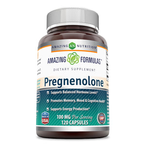 Amazing Formulas Pregnenolone 100 Milligrams 120 Capsules