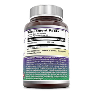 Amazing Formulas Pterostilbene 100Mg, 60 Capsules