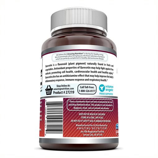 Amazing Formulas Quercetin 1500 Mg 120 Veggie Capsules