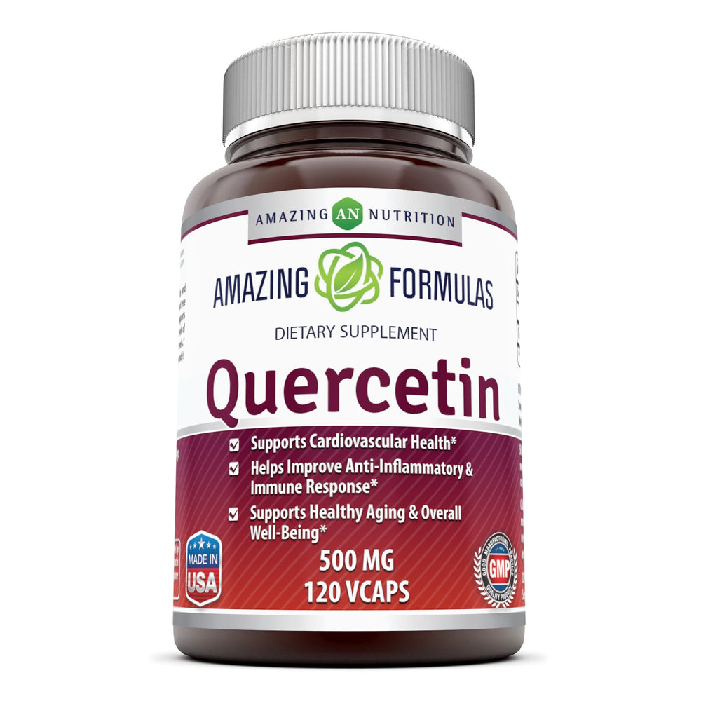 Amazing Formulas Quercetin 500 Mg 120 Veggie Capsules - Amazing Nutrition
