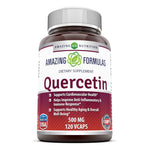 Amazing Formulas Quercetin 500 Mg 120 Veggie Capsules - Amazing Nutrition