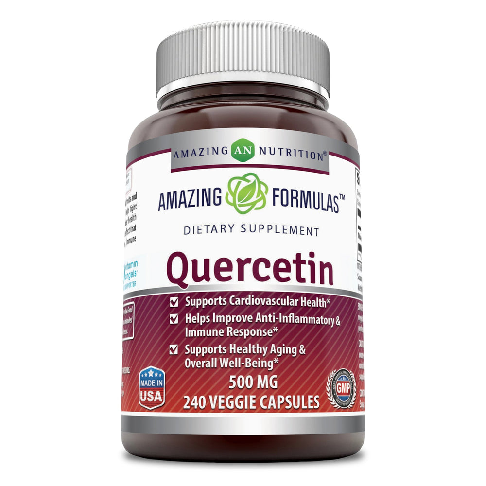 
                
                    Load image into Gallery viewer, Amazing Formulas Quercetin 500 Mg 240 Veggie Capsules
                
            