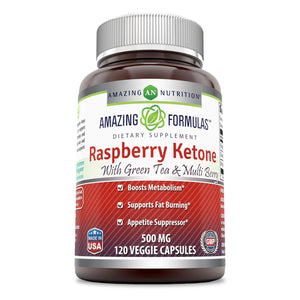 Amazing Formulas Raspberry Ketone 500 Mg 120 Vcaps