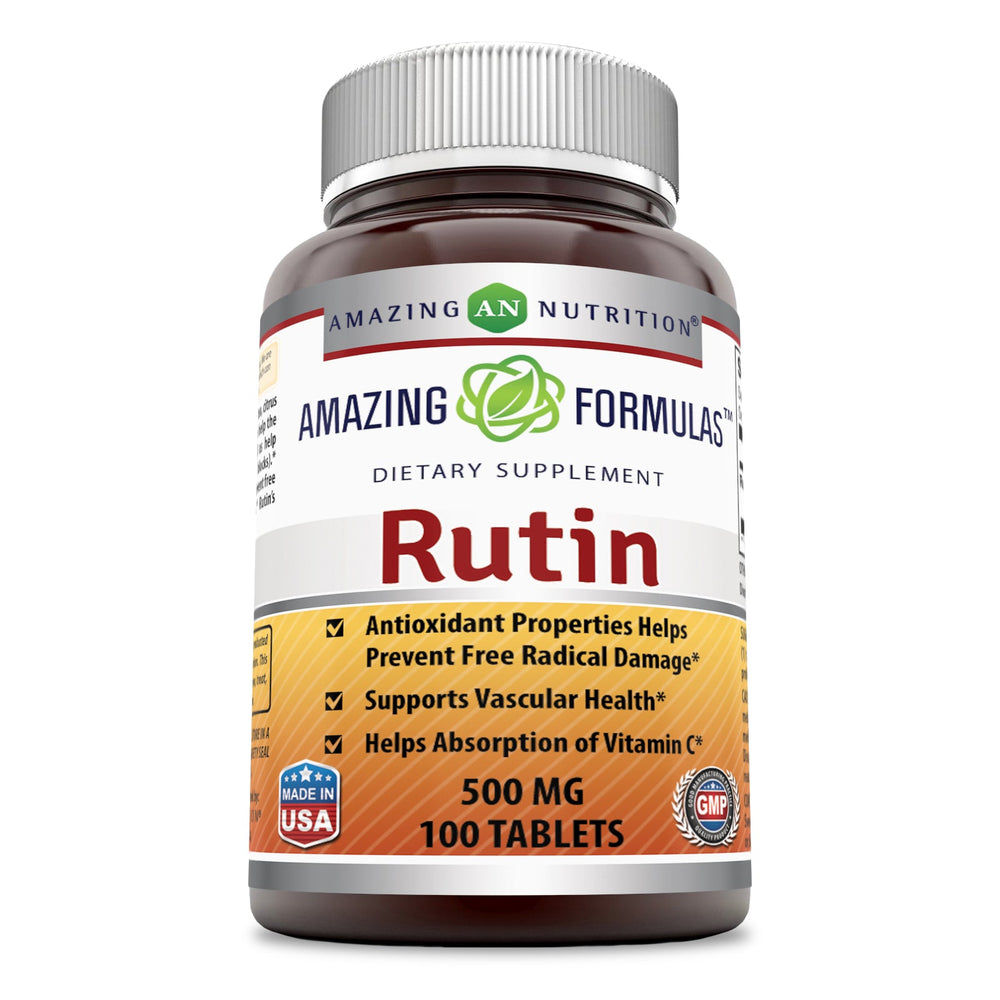 
                
                    Load image into Gallery viewer, Amazing Formulas Rutin - 500 mg 100 Tablets
                
            