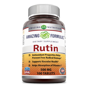 Amazing Formulas Rutin - 500 mg 100 Tablets