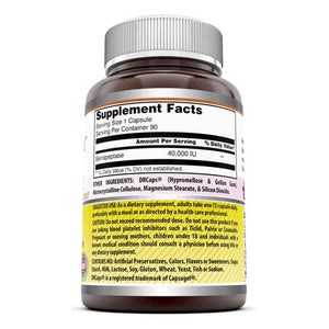 Amazing Formulas Serrapeptase 40, 000 Units - 90 Capsules