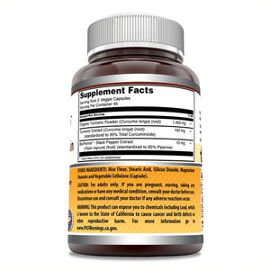 Amazing Formulas Turmeric Curcumin with BioPerine 1500mg 360 Veggie Capsules