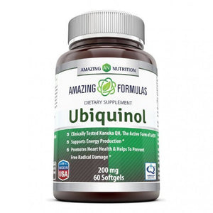 Amazing Formulas Ubiquinol 200 Mg 60 Softgels