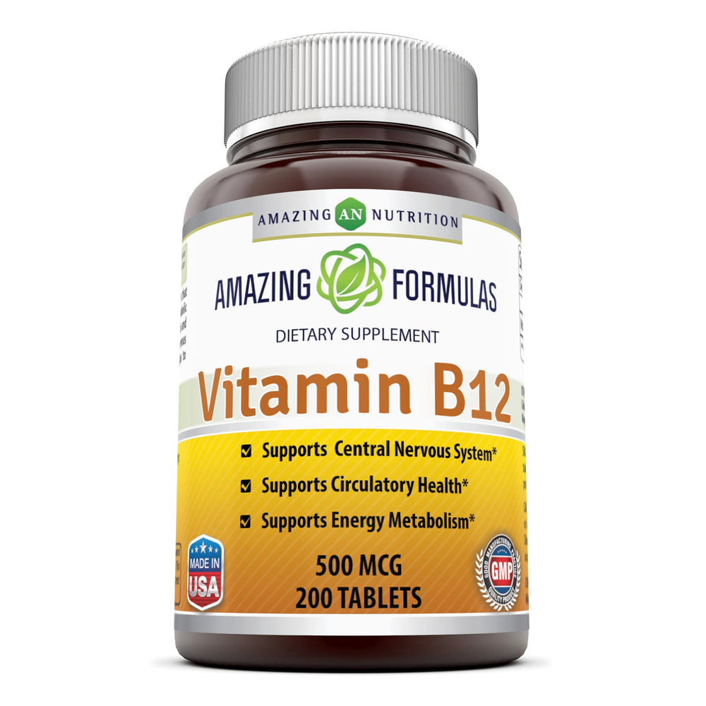 Amazing Formulas Vitamin B12 500 Mcg 200 Tablets