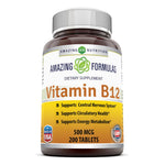 Amazing Formulas Vitamin B12 500 Mcg 200 Tablets