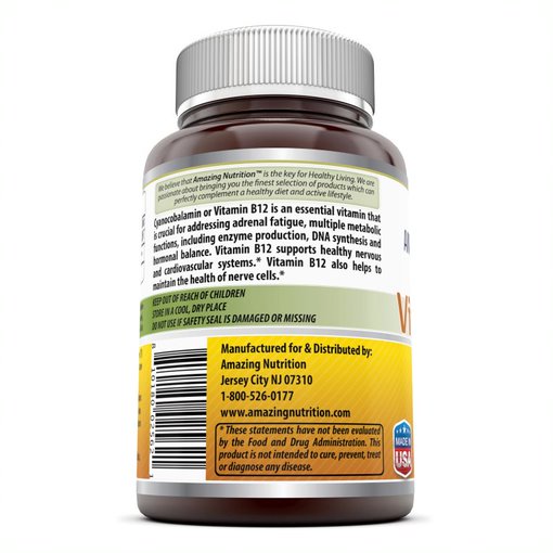 
                
                    Load image into Gallery viewer, Amazing Formulas Vitamin B12 500 Mcg 200 Tablets
                
            