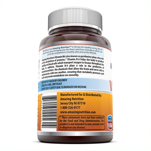 
                
                    Load image into Gallery viewer, Amazing Formulas Vitamin B6 Dietary Supplement 100 mg 100 Tablets
                
            