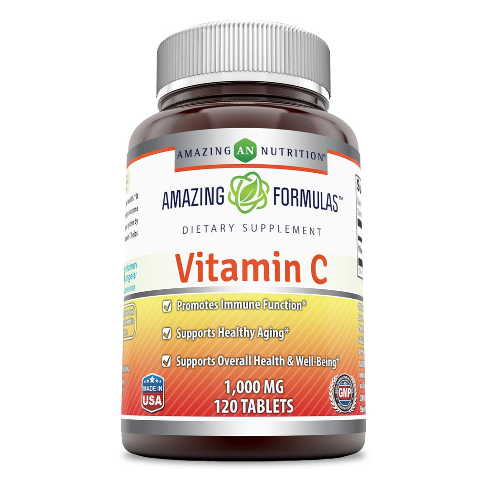 
                
                    Load image into Gallery viewer, Amazing Formulas Vitamin C 1000 Mg 120 Tablets
                
            