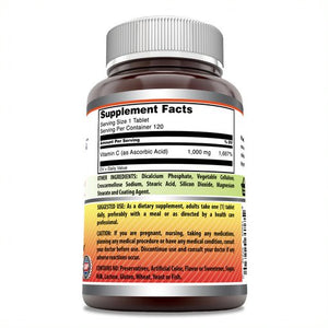 Amazing Formulas Vitamin C 1000 Mg 120 Tablets