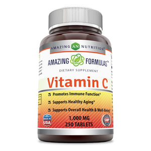 
                
                    Load image into Gallery viewer, Amazing Formulas Vitamin C 1000 Mg 250 Tablets
                
            