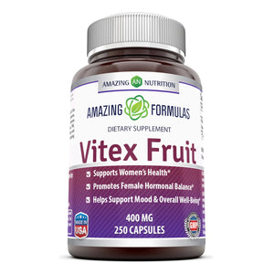 
                
                    Load image into Gallery viewer, Amazing Formulas Vitex Fruit 400 Mg 250 Capsules
                
            