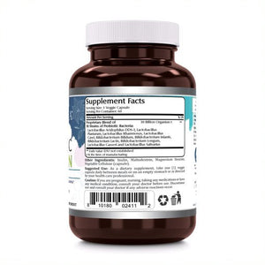 Amazing Flora Probiotic 30 Billion CFU 10 Probiotic Strains 60 Veggie Capsules