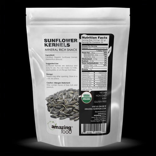Amazing Food | Sunflower Kernels | 2lbs