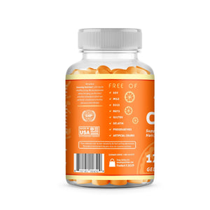 Amazing Gummies - Collagen - Dietary Supplement - 120 Orange Gummies