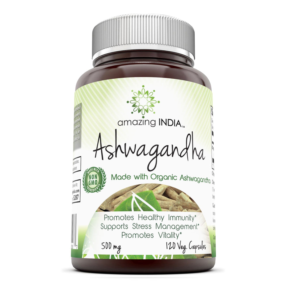 
                
                    Load image into Gallery viewer, Amazing India Ashwagandha | 500mg 120srvgs
                
            