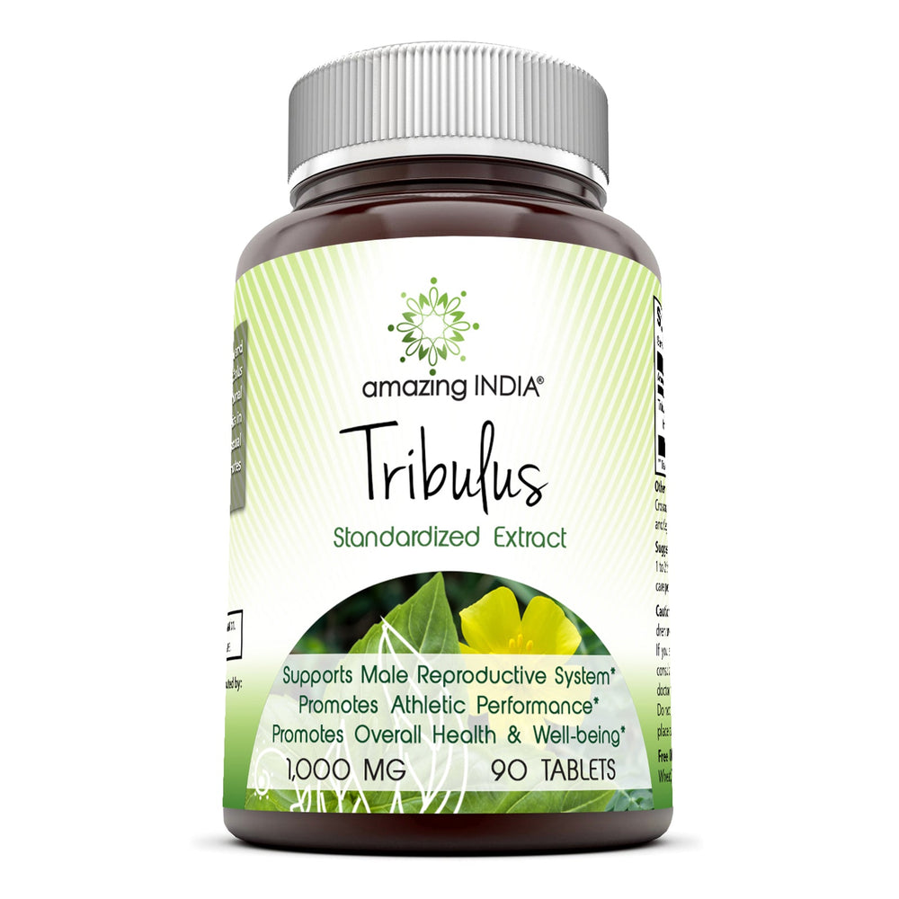 
                
                    Load image into Gallery viewer, Amazing India Tribulus Extract Dietary Supplement - 1000MG (90 Tablets)
                
            