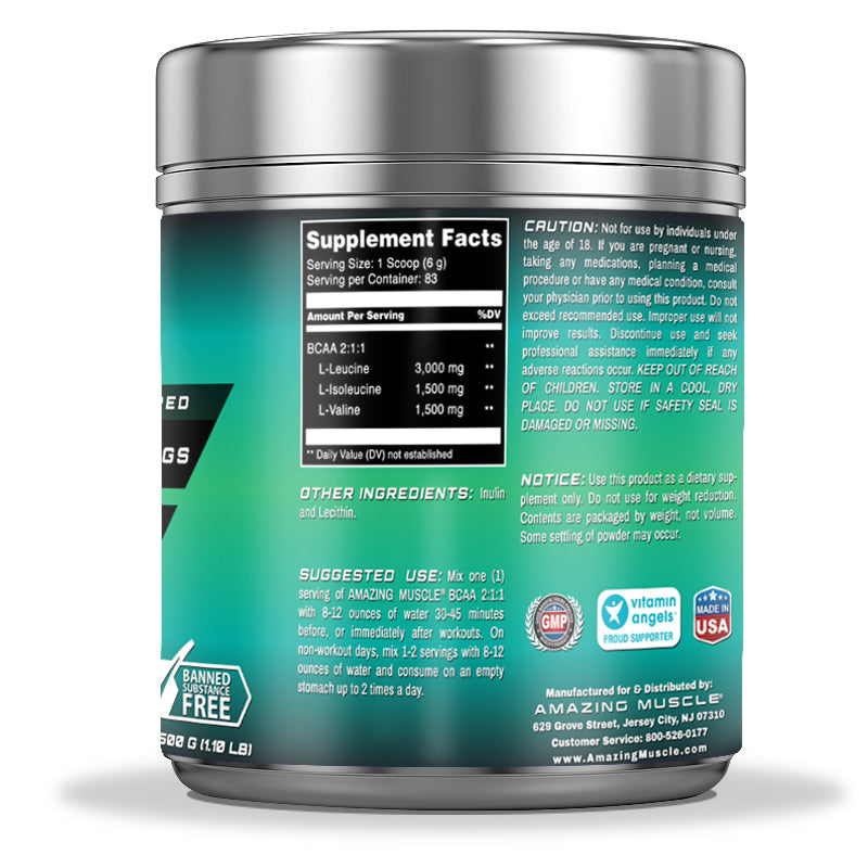 BCAA 2:1:1 (Unflavored) | 500g