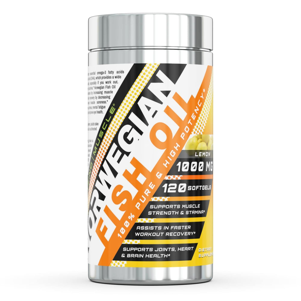 NORWEGIAN Fish Oil Softgels | 1000 Mg |  2 flavors available