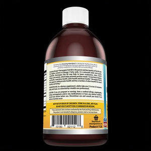 Amazing Omega Norwegian Liquid Fish Oil, 16 Oz, Fresh Orange Flavor