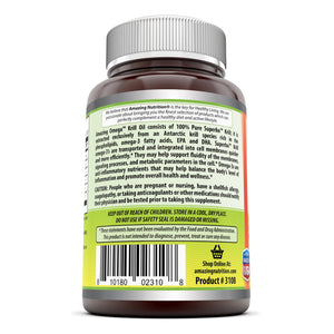 Amazing Omega Superba Krill Oil 500 Mg 120 Softgels