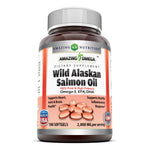 Amazing Omega Wild Alaskan Salmon Oil | 2000mg 90srvgs
