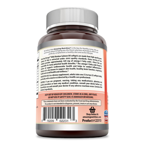
                
                    Load image into Gallery viewer, Amazing Omega Wild Alaskan Salmon Oil 1000 Mg 360 Softgels
                
            