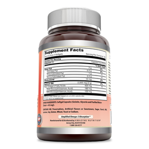 Amazing Omega Wild Alaskan Salmon Oil 1000 Mg 360 Softgels