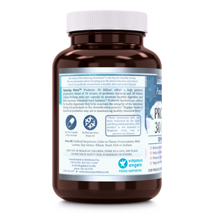 Amazing Flora Probiotic 10 Strains 30 Billion 120 Vegetarian Capsules - Amazing Nutrition