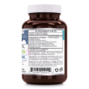 Amazing Flora 30 Billion Probiotic 10 Strains 60 Veggie Capsules - Amazing Nutrition