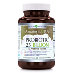 Amazing Flora Probiotic 13 Strains 25 Billion 60 Vegetarian Capsules - Amazing Nutrition