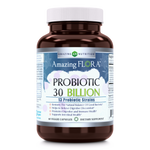 Amazing Flora Probiotic 13 Strains 30 Billion 60 Vegetarian Capsules - Amazing Nutrition