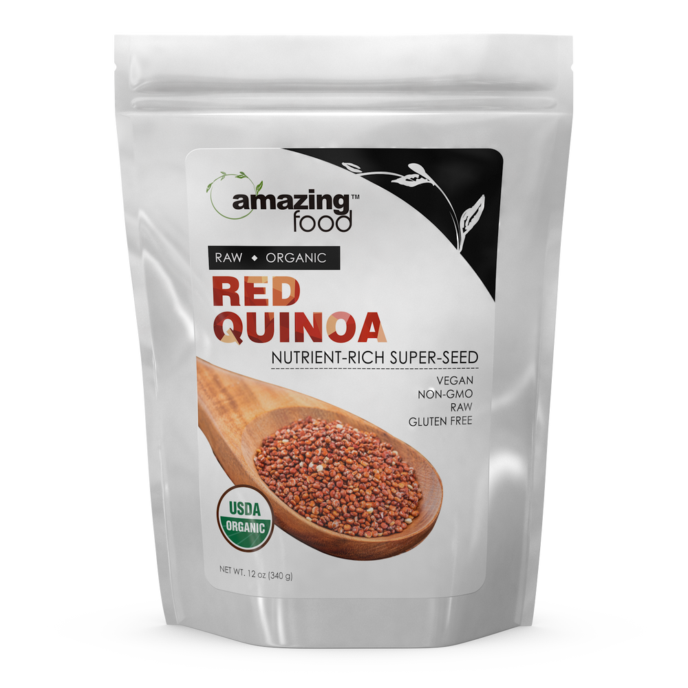 Amazing Food Organic Red Quinoa 12 Oz