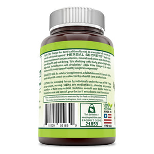 Herbal Secrets Apple Cider Vinegar 500 mg 250 Capsules