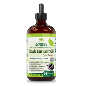 Herbal Secrets Black Currant Oil 4 Fl Oz (118 Ml)