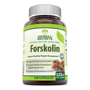 Herbal Secrets Forskolin 125 Mg 120 Capsules