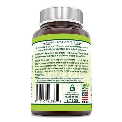 Herbal Secrets Gotu Kola 500 Mg 120 Capsules