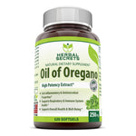 Herbal Secrets Oil of Oregano | 250mg 120 Softgels