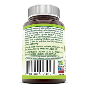 Herbal Secrets Oil of Oregano 250 Mg 120 Softgels