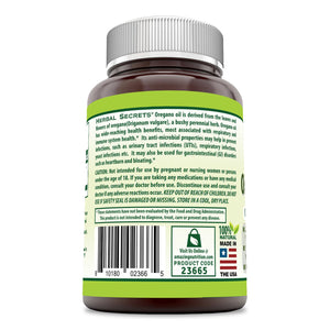 Herbal Secrets Oil of Oregano | 250mg 240 Softgels